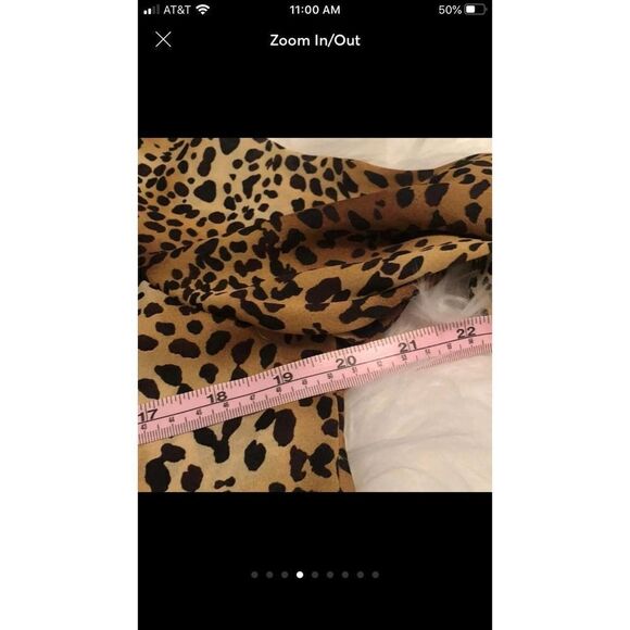 Jones New York Signature Leopard Shirt Medium - Picture 3 of 8